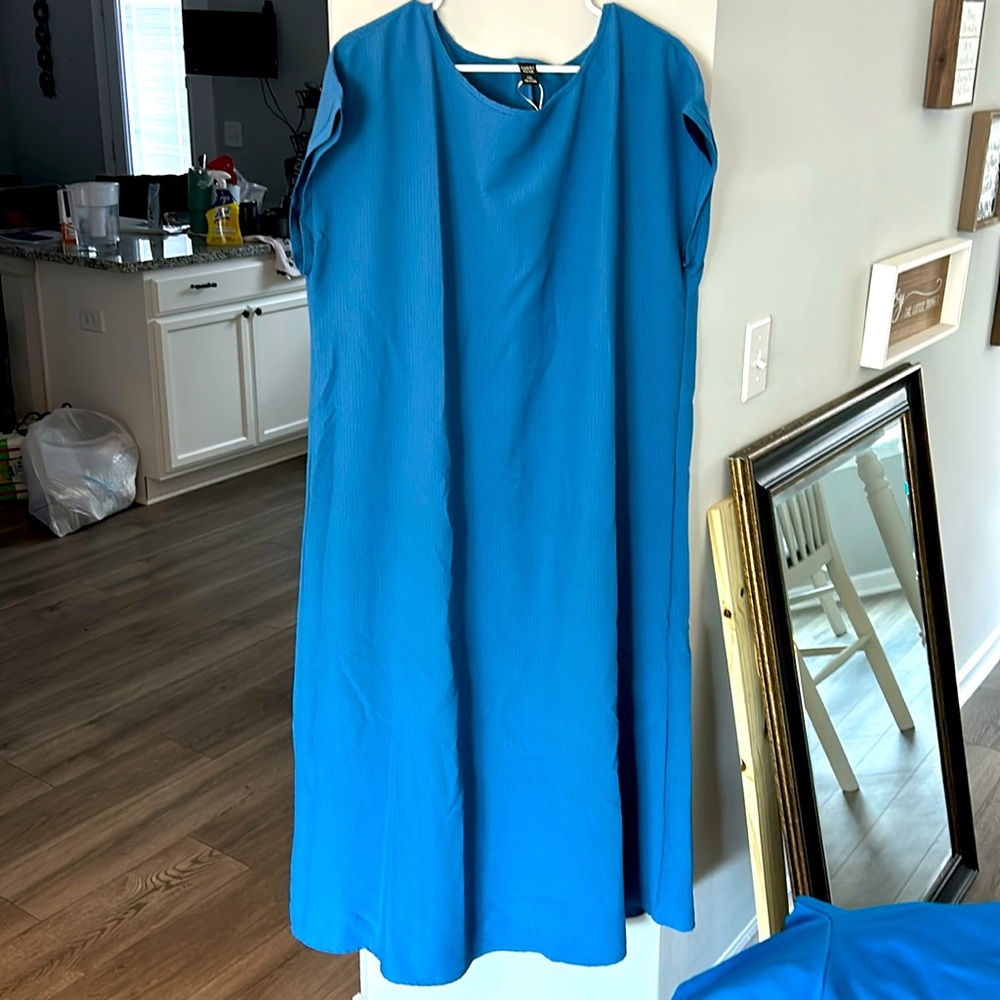 Blue dress never been worn